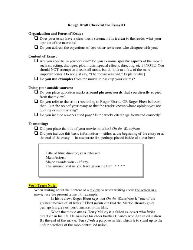 College Essay Rough Draft Example - Essay Writing Top