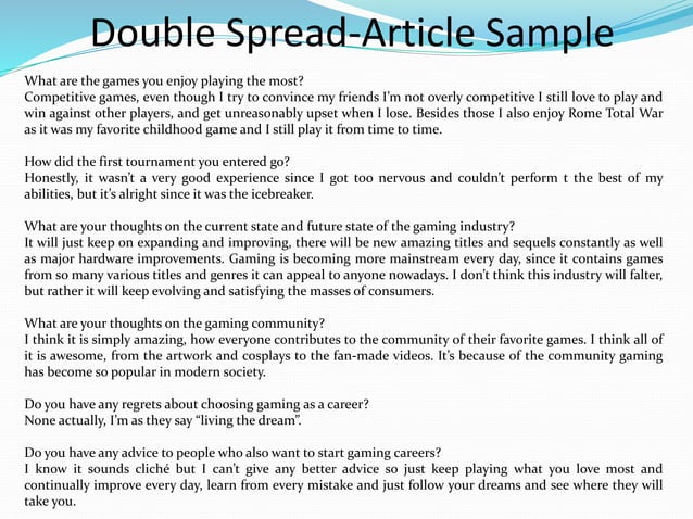 AS Media Magazine Design rough Drafts | PPT