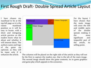 AS Media Magazine Design rough Drafts | PPT