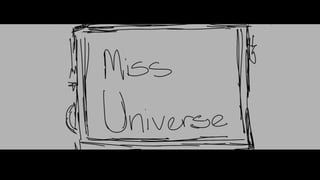 Roughs for Miss Universe Boards