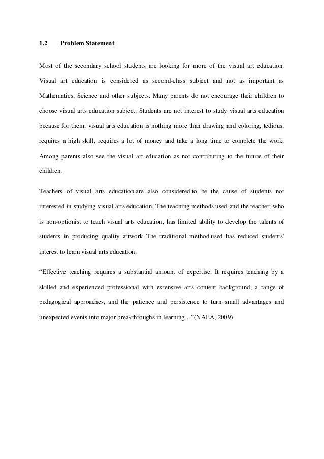 examples of problem statements in education research problem statement examples