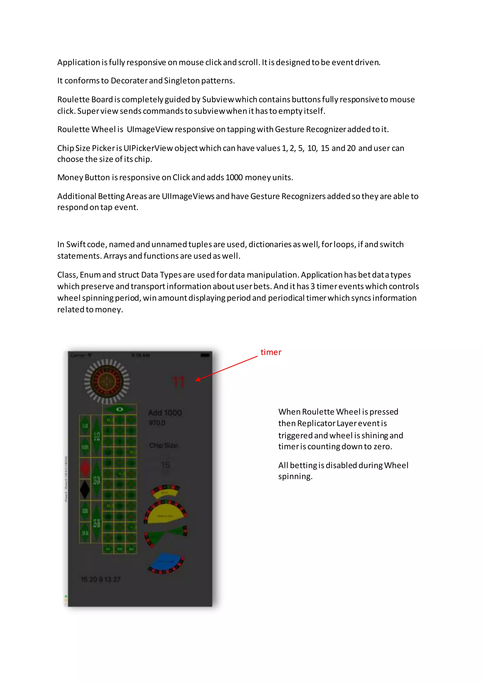 Program Code For Roulette Wheel Block Roulette application | DOCX