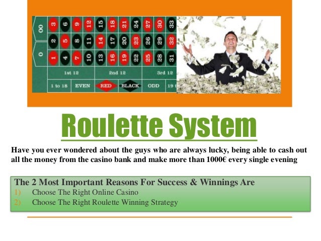 00 Roulette Strategy 00 Roulette Strategy