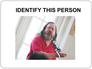 IDENTIFY THIS PERSON
 