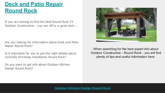 Round Rock Deck And Patio Builder