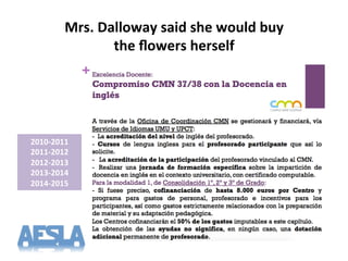 Mrs.%Dalloway%said%she%would%buy%%
the%ﬂowers%herself%
2010H2011%
2011H2012%
2012H2013%
2013H2014%
2014H2015%
 