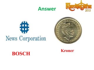 Answer

BOSCH

Kroner

 