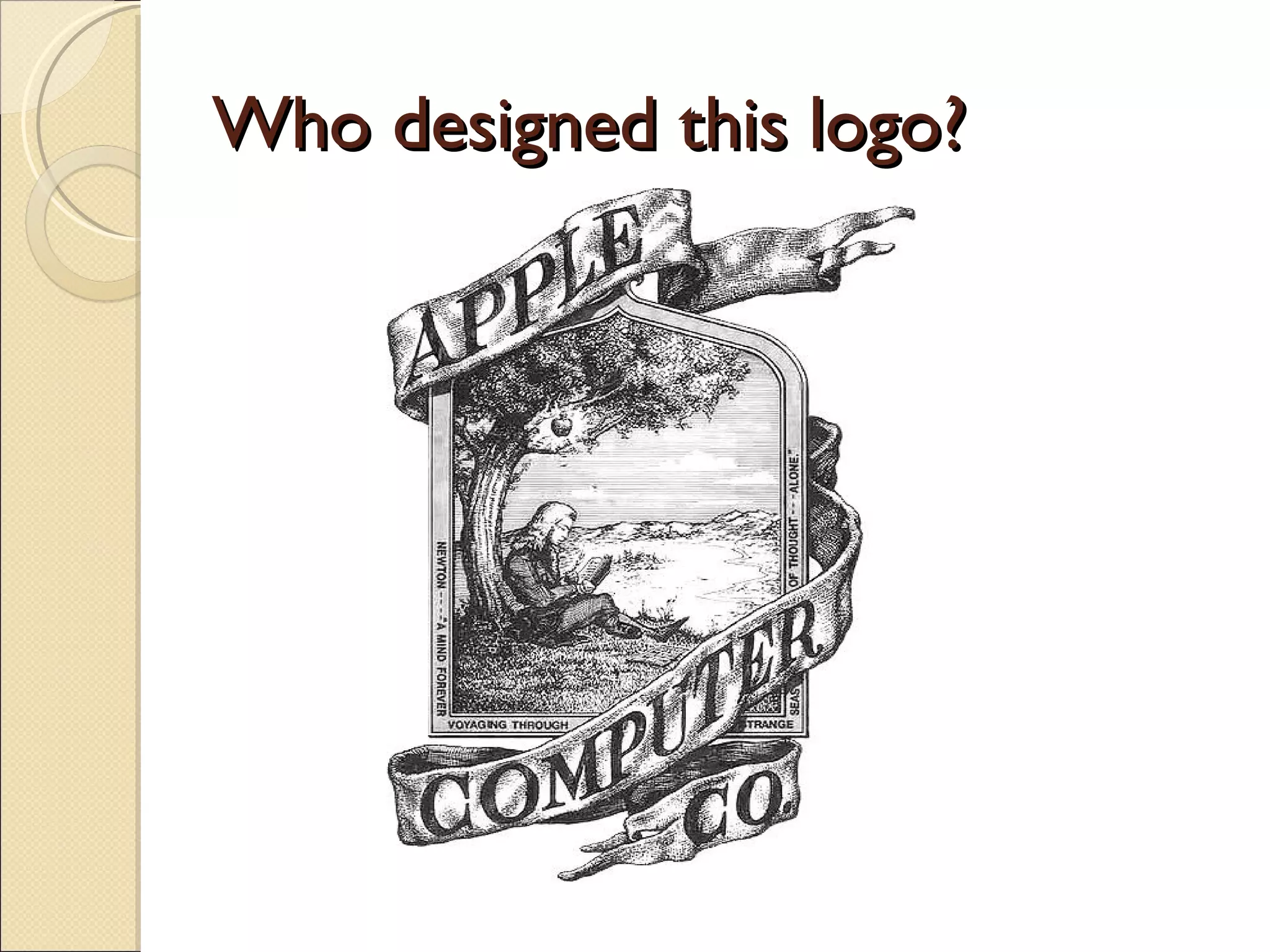Who designed this logo?
 