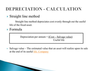 Depreciation & Amortisation | PPTX