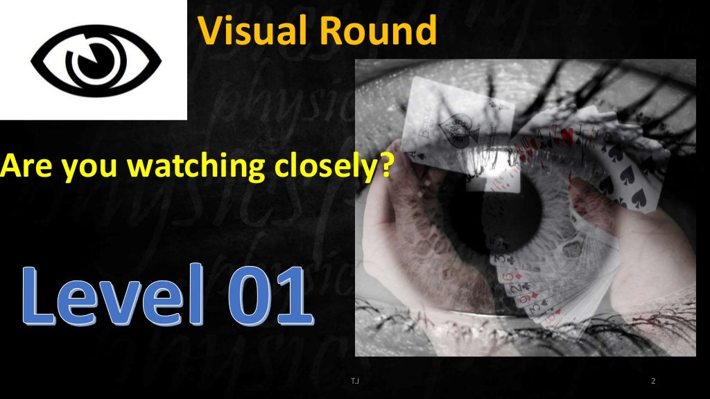 Visual Round quiz . 2016 General with answers.&super cool transition