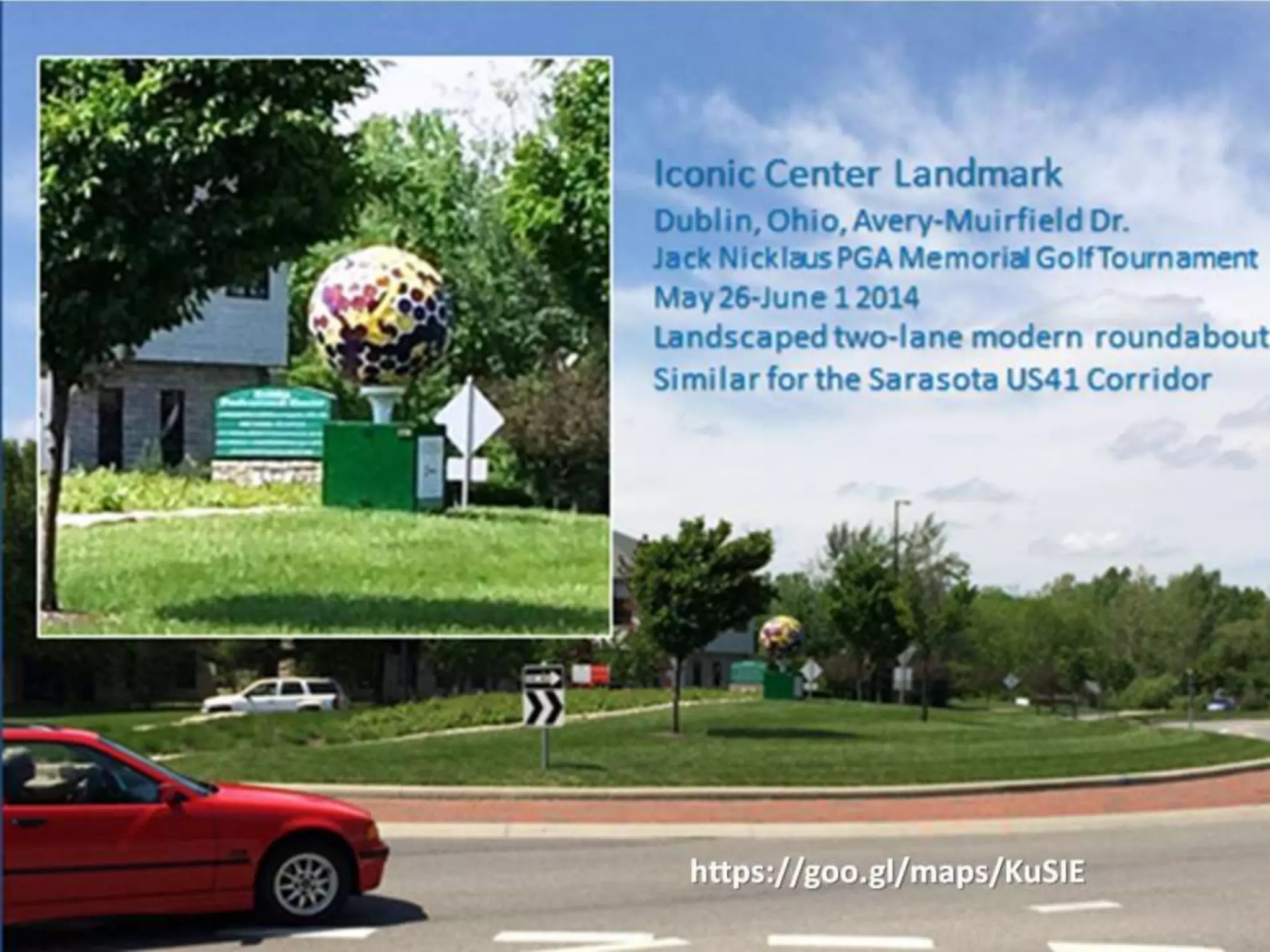 Roundabout centers as context sensitive icons 6 2014