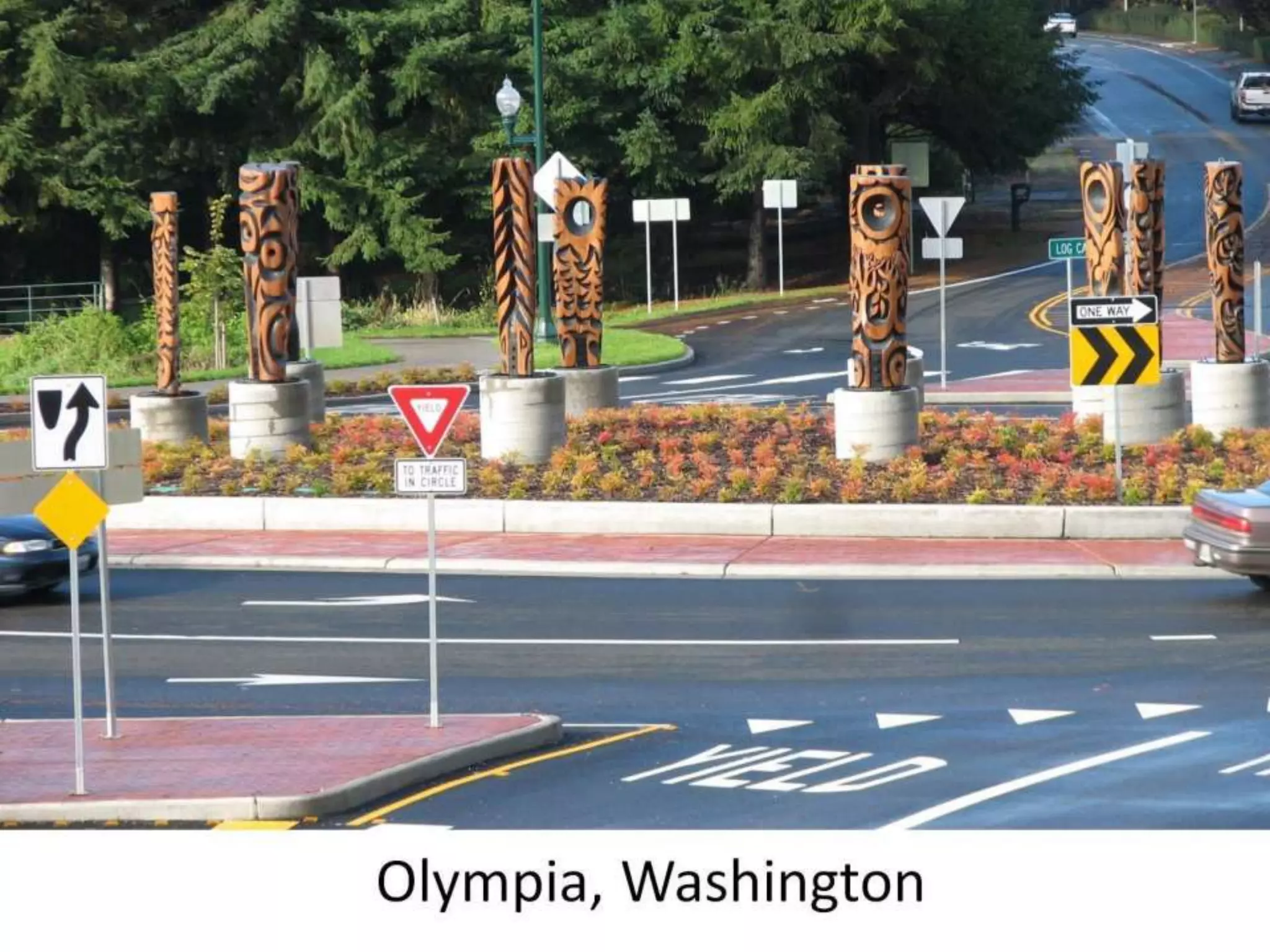 Roundabout centers as context sensitive icons 6 2014