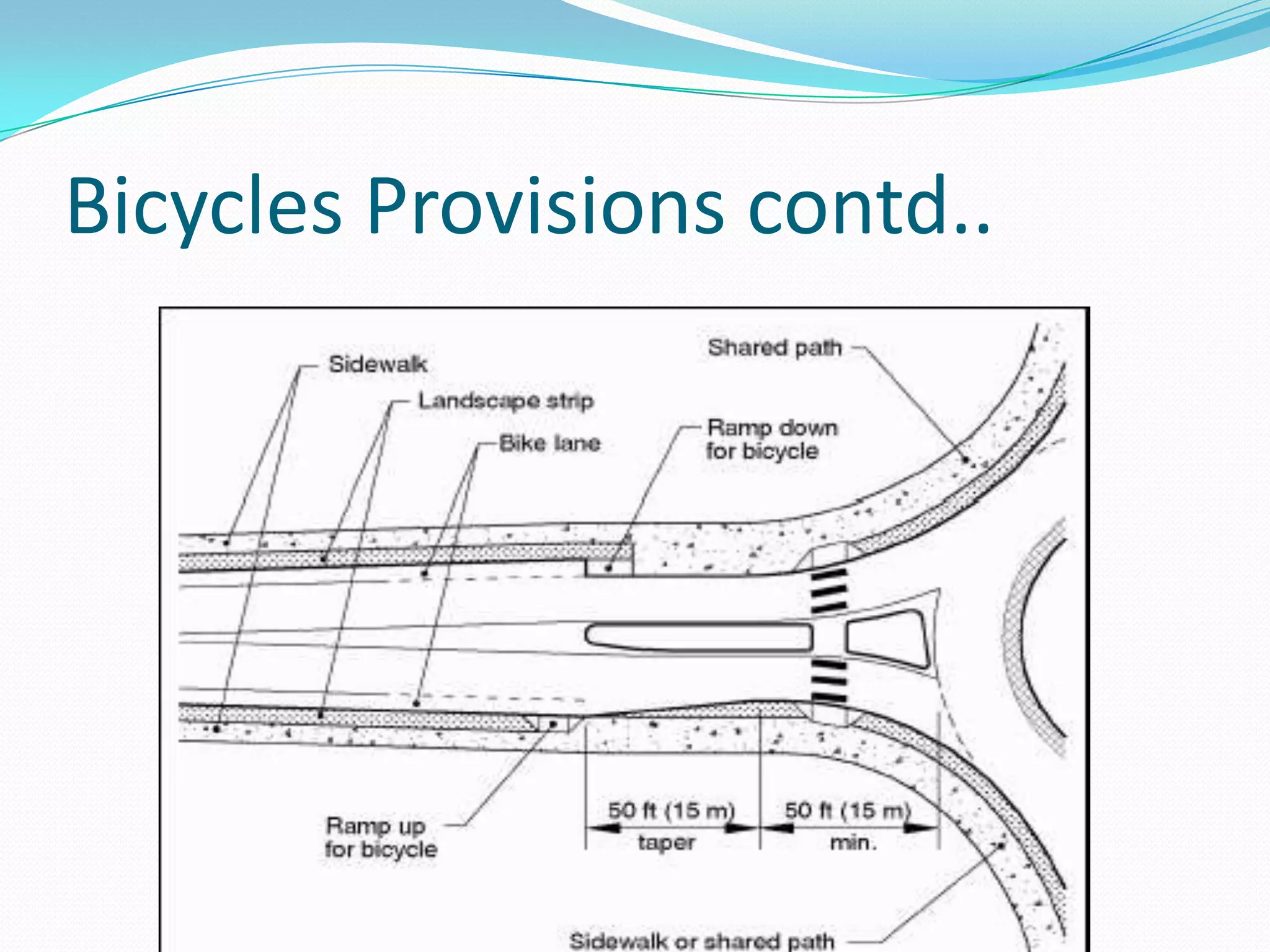 Bicycles Provisions contd..
 