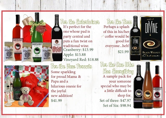 Round Barn Winery Holiday Catalog 2012