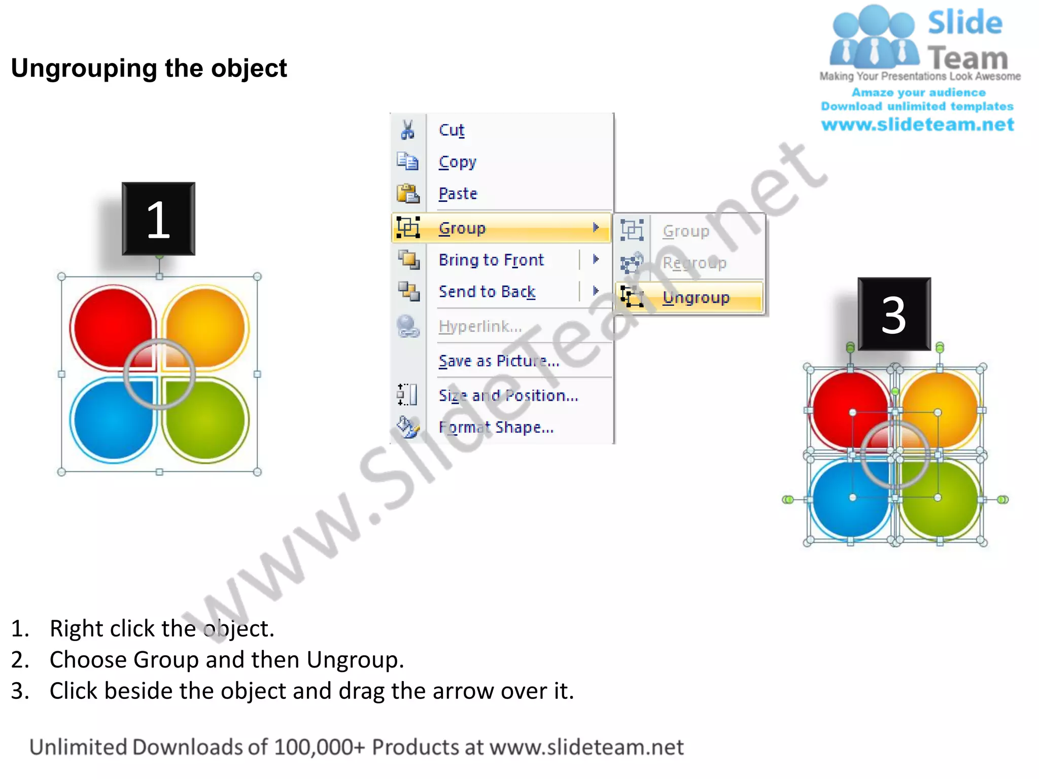 Rounded chart 4 stages powerpoint templates 0712 | PPT