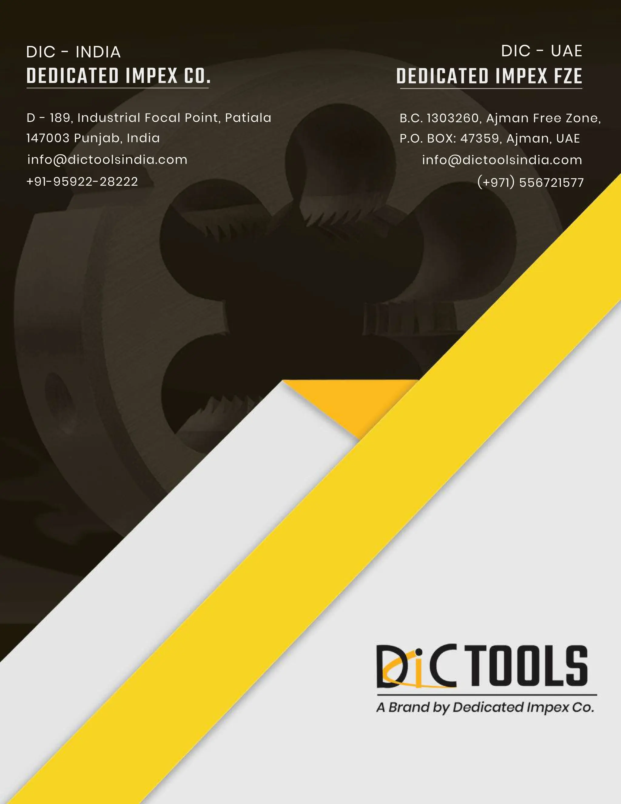 Round & Hex Threading Dies Exporter- DIC Tools