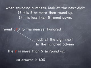 Rounding Numbers | KEY
