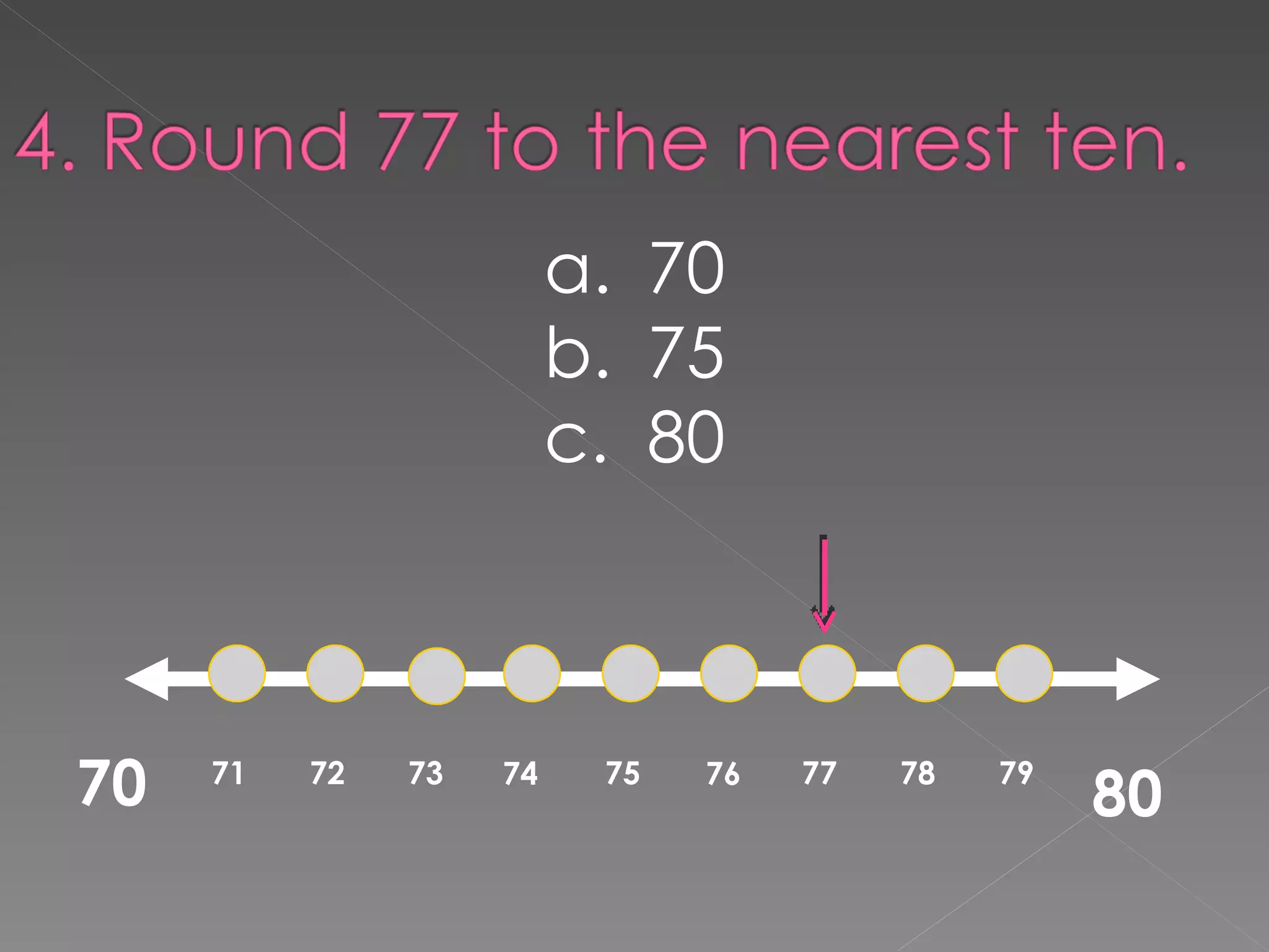 70 75 80 71 72 73 74 75 76 77 78 79 80 70 