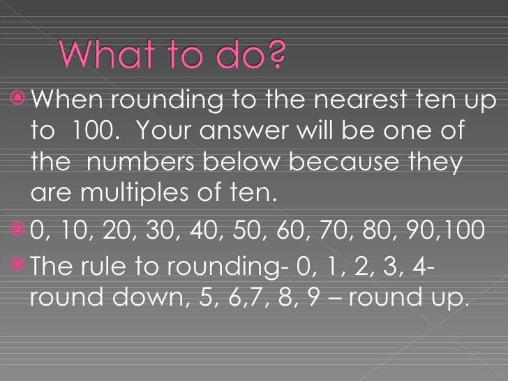 Rounding Powerpoint