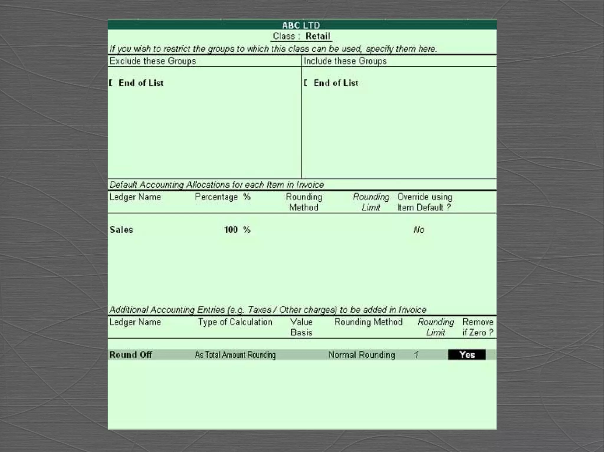How to use the Automatic Round Off feature in Tally ERP 9? | PDF