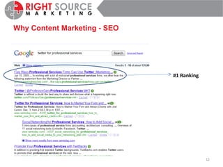 Why Content Marketing - SEO #1 Ranking  