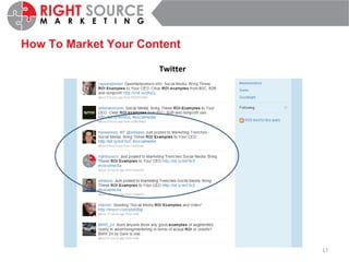 How To Market Your Content Twitter 