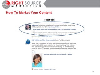 How To Market Your Content Facebook 
