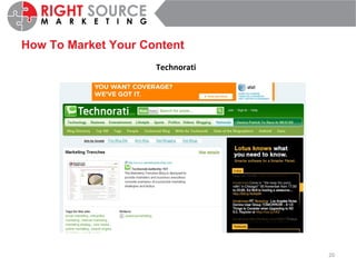 How To Market Your Content Technorati 
