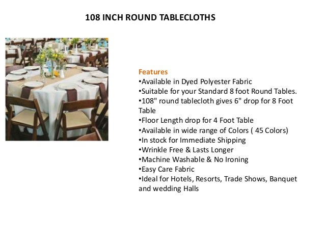 Round Tablecloths