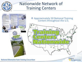  Approximately 50 National Training
Centers throughout the U.S.
Nationwide Network of
Training Centers
 