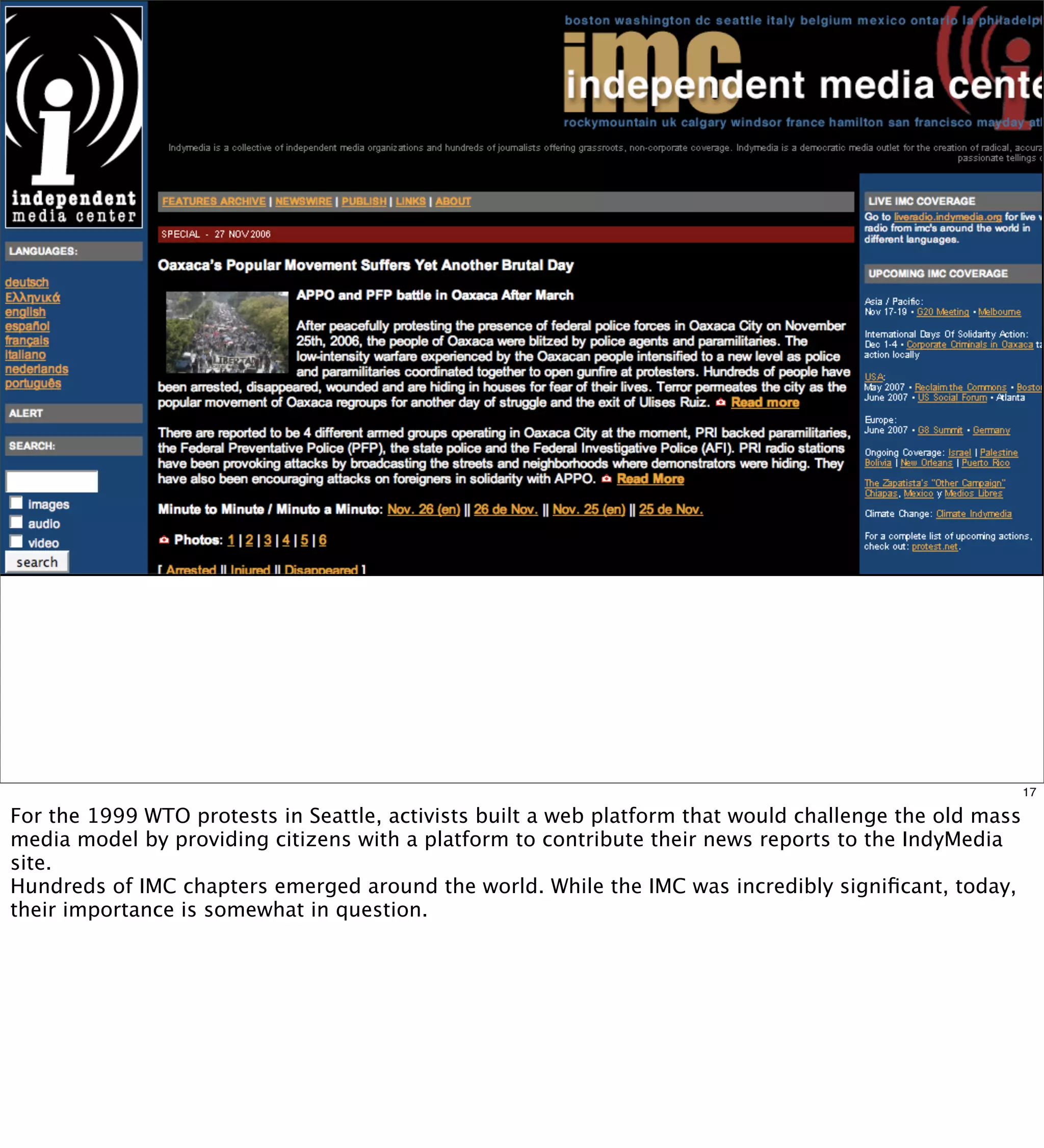 Roundup Global Internet Activism Course