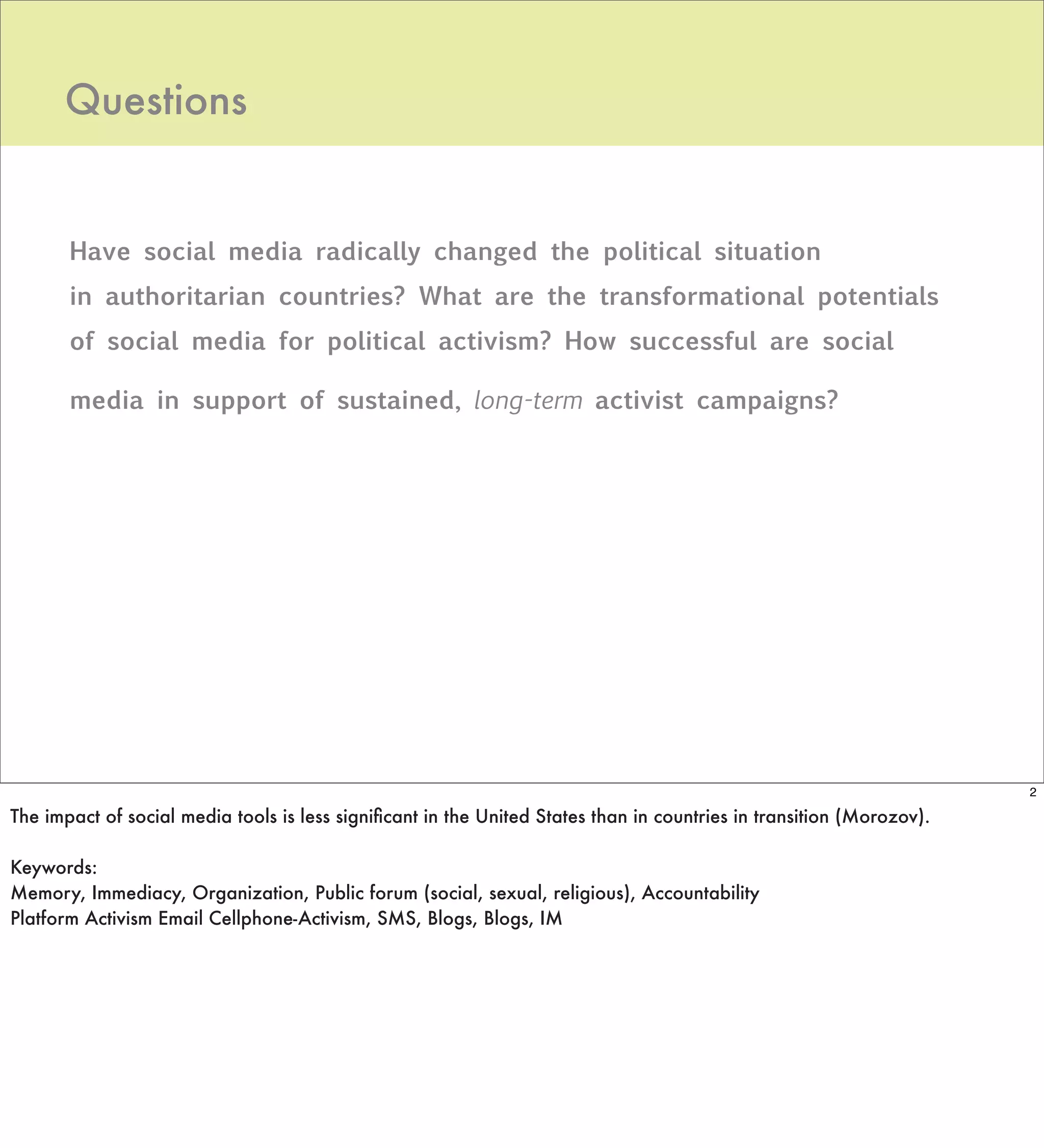 Roundup Global Internet Activism Course