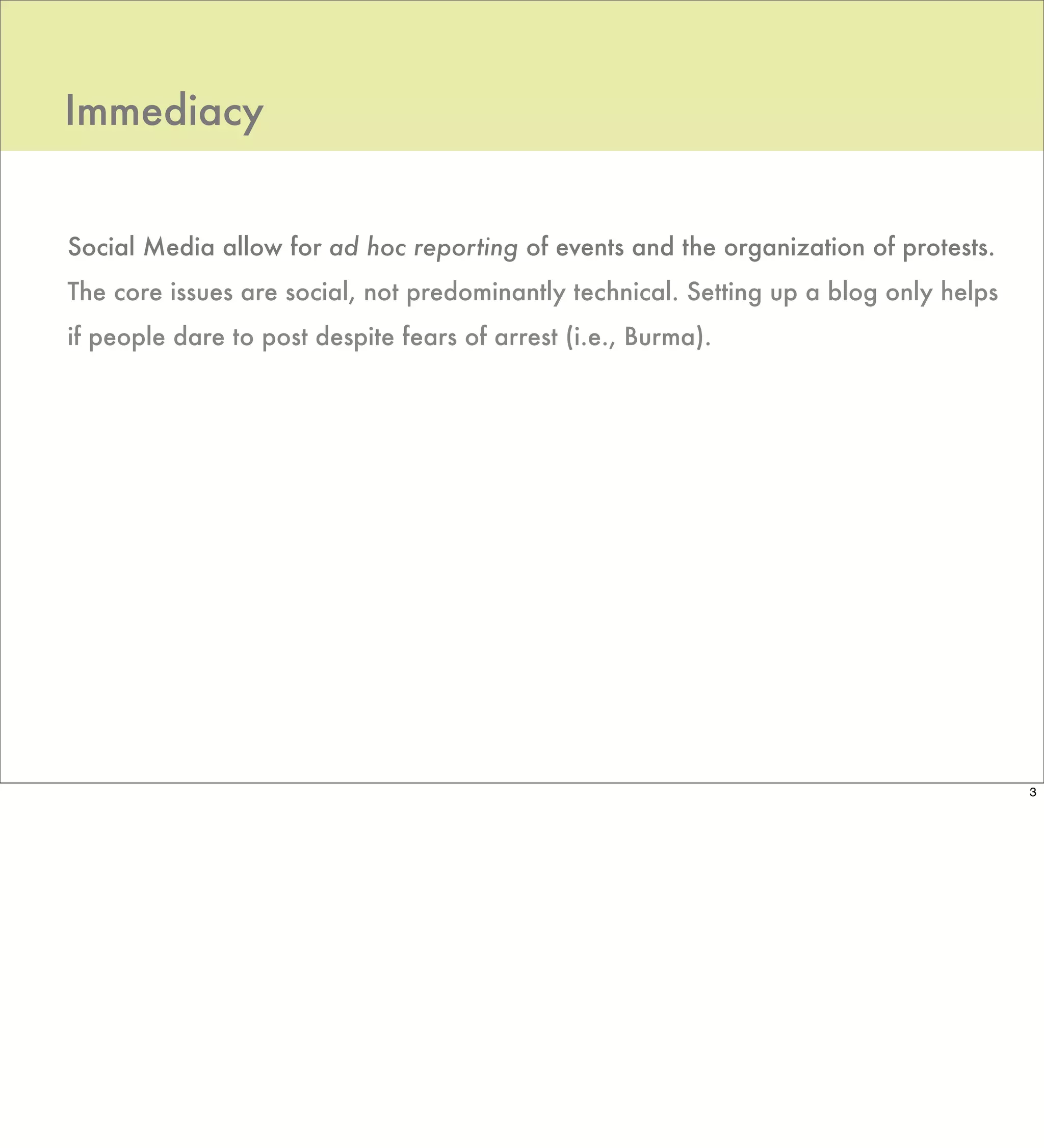 Roundup Global Internet Activism Course