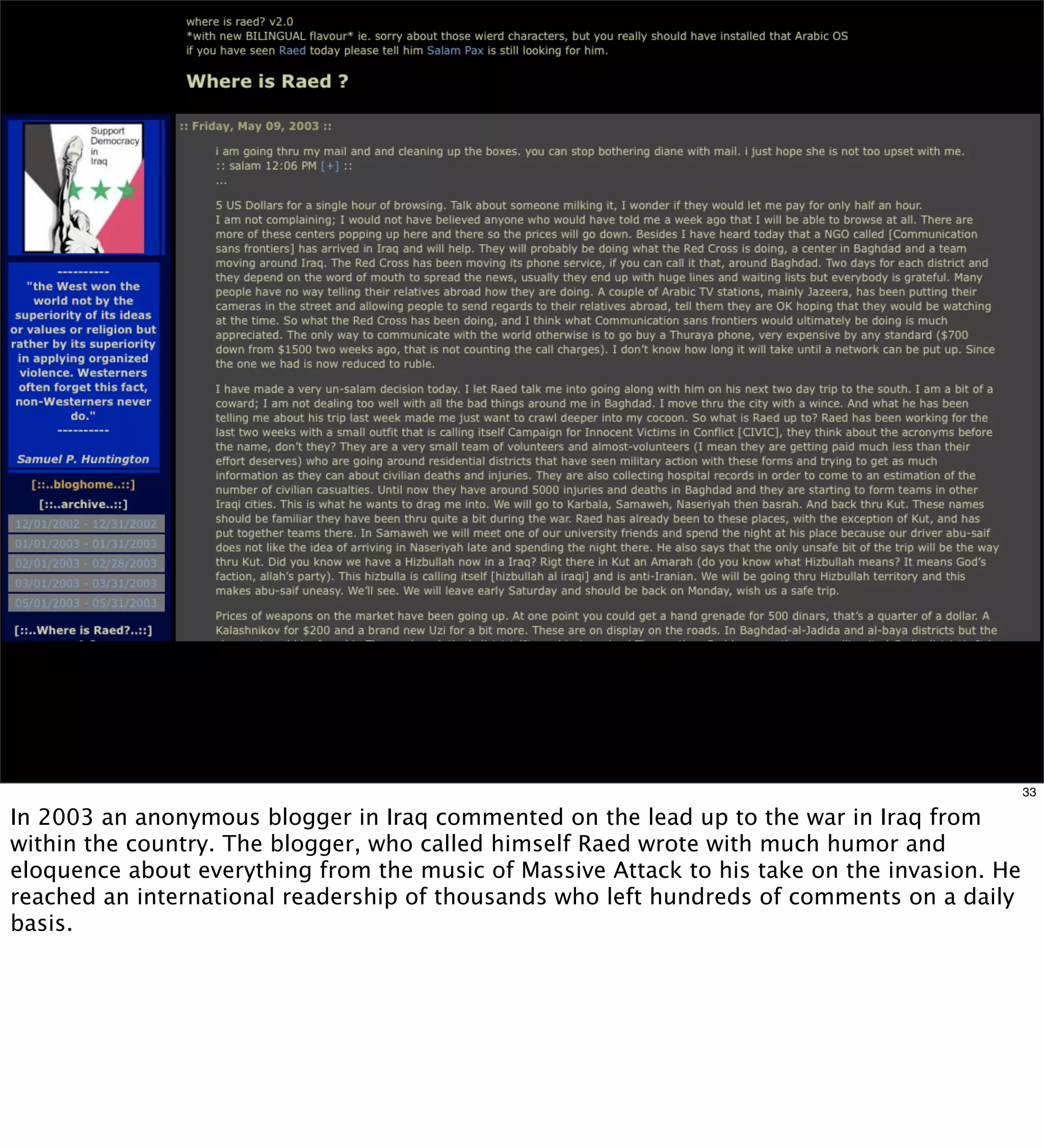 Roundup Global Internet Activism Course