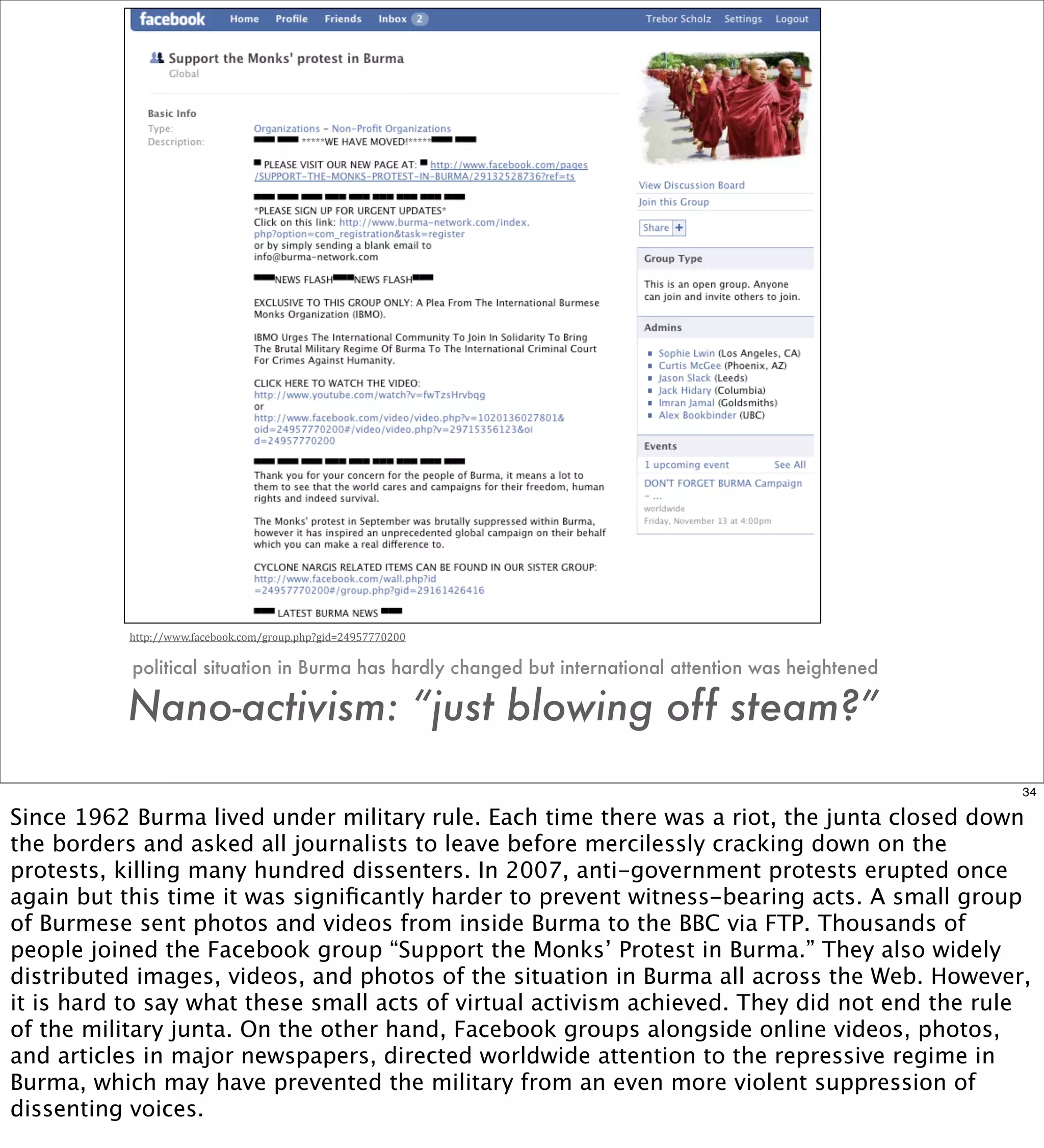 Roundup Global Internet Activism Course