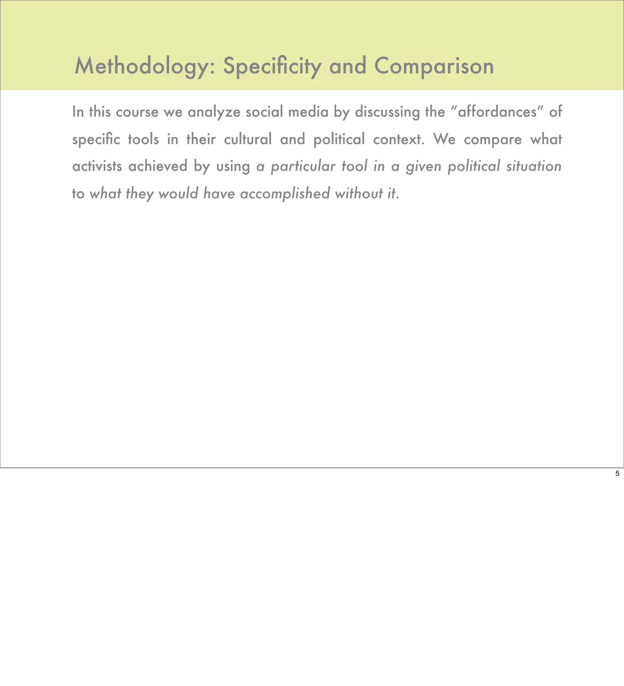 Roundup Global Internet Activism Course