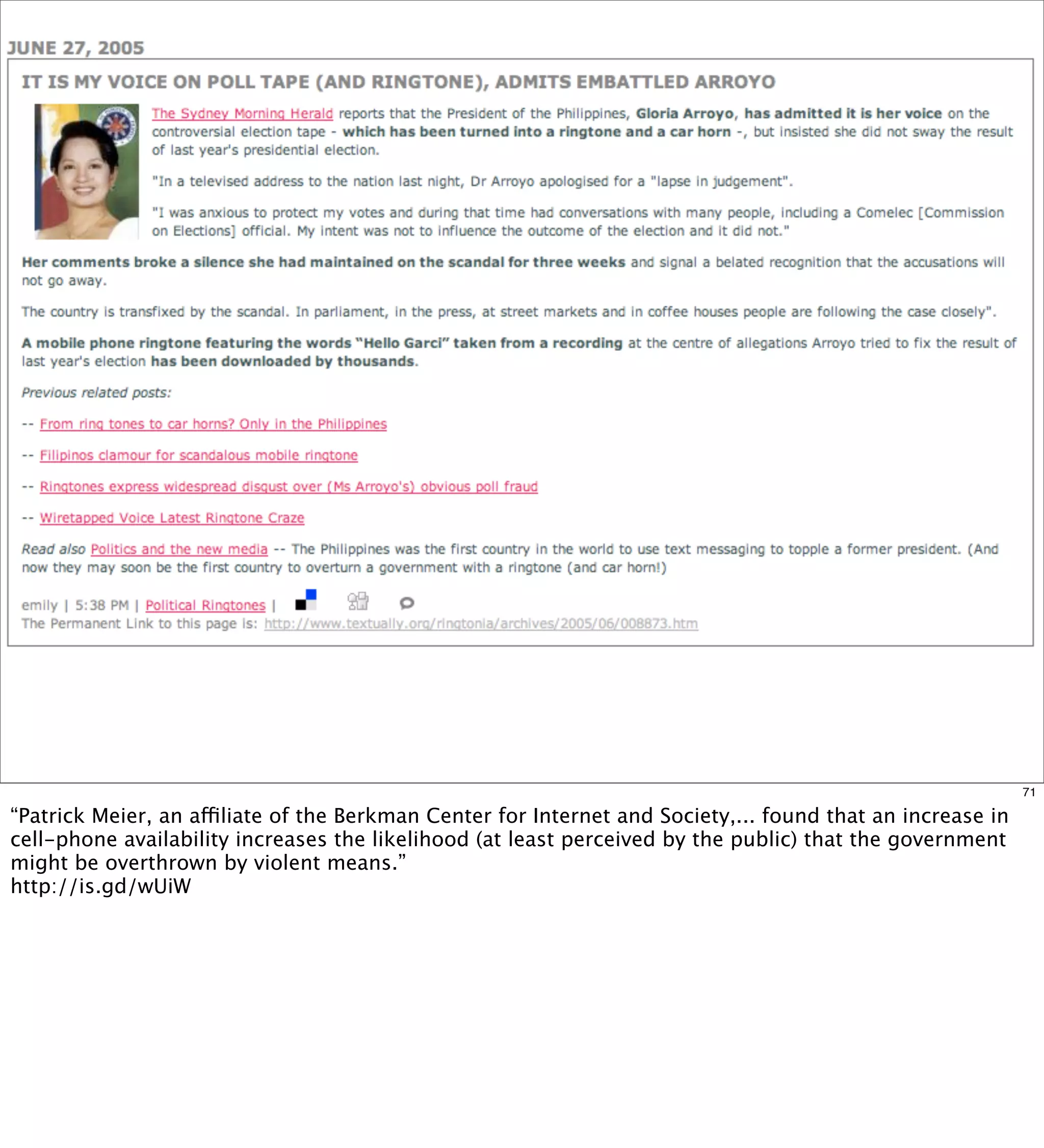 Roundup Global Internet Activism Course