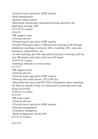 Fall Risk Hourly Rounding ROUND WITH A PURPOSE PURPOSEFUL HOURLY ROUNDING AND THE IMP.docx