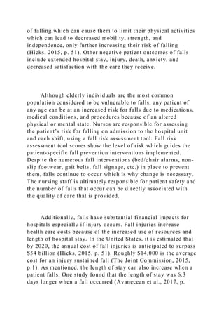 Fall Risk Hourly Rounding ROUND WITH A PURPOSE PURPOSEFUL HOURLY ROUNDING AND THE IMP.docx