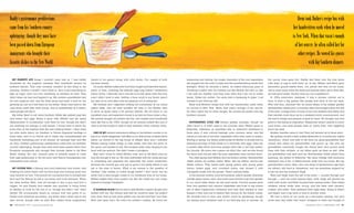 Daddy’s gastronomic predilections                                                                                                                                                                                                                             Brent took Mother’s recipe box with
came from his Southern country                                                                                                                                                                                                                            her handwritten cards when he moved
upbringing, though they must have                                                                                                                                                                                                                         to New York. When that wasn’t enough
been passed down from European                                                                                                                                                                                                                              of her oeuvre, he often called her for
immigrants who brought their                                                                                                                                                                                                                                  other recipes. He wowed his guests
favorite dishes to the New World.                                                                                                                                                                                                                                     with big Southern dinners.

  MY PARENTS ATE things I wouldn’t even look at. I was totally           beasts to his gamut along with wild ducks. Our supply of both                  measuring and stirring, the magic chemistry of the raw ingredients         the unruly vines grew tall, Daddy tied them onto the wire fence
nonplused by the sorghum molasses they sometimes poured on               became steady.                                                                 she popped into the oven to bake and the mouthwatering results that        with strips of rags to hold them up. In fall, Mother and Brent grew
buttered biscuits. That color certainly wouldn’t do first thing in the     Of course, Mother baked the trout they caught and fried their bream,         emerged. When he became a father, he baked beaucoup pans of                decorative gourds beside them. Our pecan tree was not far away,
morning. Chance a smell? I don’t think so. How could something as        perch, or bass, including the delicate eggs long before I understood           Christmas cookies with his children just like Mother did with us, like     and in some years when the birds and squirrels didn’t get to them first,
light as sugar cane turn into something as brackish as that? They        about caviar. I liked fish but it was iffy since fish bones were the only      I did with my children until they were older and I ran out of cookie       we had good yields. Pecans were our nut of preference.
didn’t share my bias and lapped it up. My mother’s grandfather had       ones I didn’t want to pick. Getting a bone stuck in my throat wasn’t           steam. Unlike my mother, I’ve never had a hankering to bake. I just          In 1950s small-town Arkansas, it was a modern comfort not to
his own sorghum mill, and the thick syrup had been a treat for her       my idea of fun and often took the pleasure out of eating fish.                 wanted to eat what she did.                                                have to tend a big garden like people had done in the old days.
growing up, just as it had been for my father. Times were hard in the      My brothers and I expected nothing but yumminess at our round                  Brent took Mother’s recipe box with her handwritten cards when           Who had time, anyway? But we heard stories of the sizable garden
rural South when they were young, and as inexplicable as it seems,       yellow table, and we were horrified the time or two Mother tried               he moved to New York. When that wasn’t enough of her oeuvre,               Grandmother Abbie grew in summer after she’d taught school the rest
some people just like it.                                                to serve us Spam when it hit grocery shelves. We sat down in our               he often called her for other recipes. He wowed his guests with big        of the year. A large party of some of her nine brothers and sisters and
  My father liked to eat weird Southern tidbits like pickled pigs feet   breakfast room and expected a feast to be laid out three times a day.          Southern dinners.                                                          their families could show up for a weekend lunch unannounced, and
and brains and eggs. Being a good wife, Mother had the steely            We naively thought all mothers did this, and maybe most households                                                                                        she had to forage and prepare a meal for them. No thought was ever
determination to occasionally cook them for him, though she didn’t       were like this in the 1950s, though not all mamas cooked like ours or            SOUTHERNERS LIVED THE kitchen garden principle, though we                given to this being an imposition. Telephones weren’t exactly in every
eat anything too strange or wild herself. I would have to leave the      went to all the trouble to cater to their children’s every culinary whim.      didn’t know it. It didn’t exist in the nouvelle Alice Waters sense in      rural house, and some people were on “party lines” with neighbors
room even at the mention that she was cooking brains. I don’t think                                                                                     Batesville, Arkansas, or anywhere else in America’s heartland in           down the road.
we even knew about our Alsatian or French Huguenot heritage in             ONE OF MY earliest memories is sitting on the kitchen counter or on          those days. It was cultural heritage, pure common sense, and the             Besides, families came to visit. They just showed up in those days.
those days, and it’s so French not to waste any unmentionable yet        top of our white refrigerator with Blair in our little house on Bates Street   nature of rural life to eat fresh vegetables when they came in season.       My parents owned a farm outside Batesville in a community called
reportedly tantalizing part of an animal, for example tripe and tête     before we moved to the big house on Maple. Blair and I watched                 Starting in spring, my family picked poke for Mother to double-boil for    Jamestown, which was next to the land my great-grandfather had
de veau. Daddy’s gastronomic predilections came from his Southern        Mother mixing cookie dough or cake batter, and then she gave us                steaming servings of Poke Sallet or to scramble with eggs. Poke has        owned and where my grandmother had grown up. She and my
country upbringing, though they must have been passed down from          the spoon and beaters to lick. She scraped every drop clinging to the          a certain bitter flavor and some people didn’t like it, but they weren’t   grandfather eventually bought the family farm and moved back
European immigrants who brought their favorite dishes to the New         bowl with her spatula. She didn’t waste a smidgeon.                            the Arnolds. We never met a green we didn’t like, and we also drank        there with their children, so my father grew up there as well. After
World. Eating, let’s say, unusual parts of animals seems to come           Blair and I loved to watch Mother cook, and so did Brent once he             the liquor from the pot after the limp vegetables were chowed down.        my grandfather had died and my Grandmother Abbie retired from
from high gastronomy or the dirt poor until they’re homogenized into     was old enough to join us. We were enthralled with the whole process             The other spring treat Mother and my father’s mother, Grandmother        teaching, she settled in Batesville. Her stone cottage with enormous
mainstream food culture.                                                 of everything she prepared but especially the sweet confections                Abbie (whom my mother called “Mom” like my father), served was             backyard was a ten- to fifteen-minute walk from our house. But my
                                                                         because the creamy goo was just as good if not better before it was            Wilted Lettuce. They tossed fresh spring greens with young green           grandmother’s niece, Ethel, who was closer to Grandmom’s age than
  MY FATHER WAS a lifelong and avid fisherman and hunter, and            put in the oven to brown. What is my answer to the question of                 onions, boiled eggs, and crumbled bacon and doused it with                 my father’s, still lived in Jamestown, and we sometimes stopped by
walking his native fields with his bird dogs and hunting quail was       whether I like cookies or cookie dough better? I don’t know, but we            vinaigrette made with the grease. There’s nothing better.                  to see her and her husband, Hugh.
near heaven for him. This primal act connected him to himself and        never had a store-bought cookie in our childhood lives at our house.             In the summer months, juicy red tomatoes, yellow squash, Kentucky          Ethel and Hugh were the salt of the earth — country through and
God and the Nature he felt in his bones and truly admired. When          Mother baked them from scratch just like she made her own soups                wonder green beans, okra, and much more thrived to go from garden          through — and we loved paying them visits. Hugh still plowed his
my older brother, Blair, was old enough to aim a gun and pull a          instead of buying Campbell’s.                                                  to our round table where we ate most meals. Country people grew            earth with mules, and Ethel churned their creamy butter. They raised
trigger, he and Daddy shot rabbits and squirrels to bring home                                                                                          their own gardens and canned vegetables and fruits in big mason            chickens whose necks were wrung, and the birds were plucked,
for Mother to cook for the rest of us, though she didn’t “eat” them        IT RANKLED BLAIR that he had to split Mother’s sugary doughs and             jars or filled Tupperware containers that they then stacked in their       cooked, and eaten. They gathered fresh eggs daily. Going to Ethel’s
herself. We occasionally dined on venison that was given to us.          batters with me. She always said that he would’ve been the perfect             freezers if they had one to extend their bounty for the barren winter.     and Hugh’s was a trip back in time to another world.  
Unlike most Arkansas sportsmen, my father didn’t relish trips to the     only child, that he had never gotten over the fact that first I and then       We Arnolds lived in town and weren’t much for gardening, though              We had a churn at our house as a decorative antique, but we’d
deer woods, though after he died Blair added those magnificent           Brent had been born. He loved his mother’s cookery. He loved her               we always grew tomatoes next to our bird-dog pen in summer. As             never seen any butter that wasn’t wrapped in sticks and bought at

50 ARKANSAS LIFE      www.arkansaslife.com                                                                                                                                                                                                                            November 2010 ARKANSAS LIFE 51
 