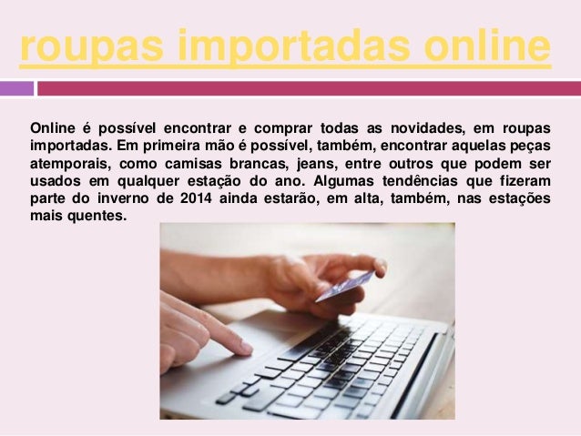 loja roupas importadas online