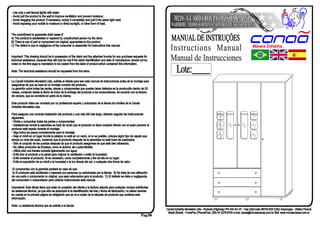 30210 - GUARDA ROUPA 3 PTS HARMONIA
WARDROBE 3 DOORS HARMONIA - ARMARIO 3 PUERTAS HARMONIA


Instructions Manual
Manual de Instrucciones
 