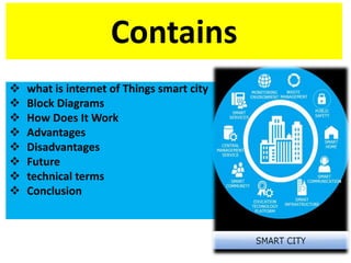 Internet of Things Smart City ppt Centurion University of Technology ...
