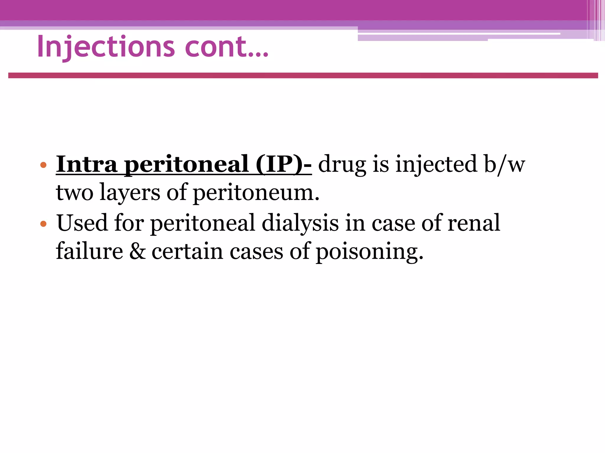 Route of drug administration-An overview | PPTX