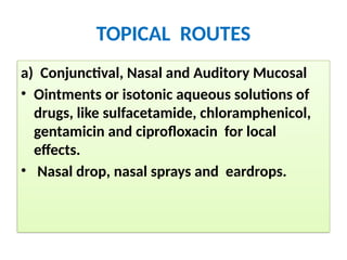 Comprehensive Overview of Drug Administration Routes and Their Clinical ...