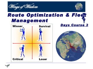 Route Optimization & Fleet  Management  3 Days Course 