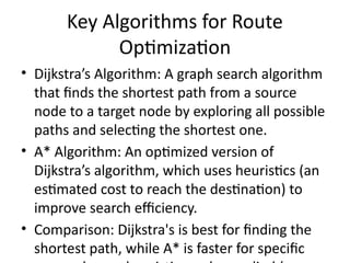 Advanced Route Optimization Techniques Using Dijkstra's and A* ...