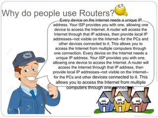 Why Is A Router Important Router | PPTX