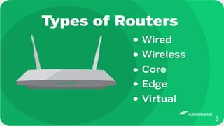 Red Router Powerpoint about router presentation in powerpoint. | PPTX