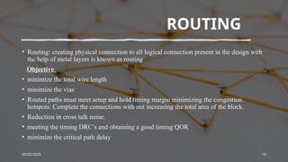 router 1 x 3 project for physical design engineer | PPTX